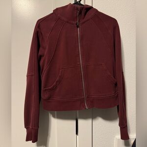 Lululemon full zip scuba jacket